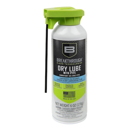Breakthrough Clean Technologies Aerosol Dry Lube, 6oz, Clear BTA-DL-6OZ